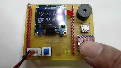 自製心跳血氧濃度檢測 ESP32+MAX30102開發板