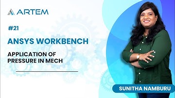 Application of pressure in Mech - Ansys Workbench #21 #trending #youtubeshorts #viralvideo #youtube