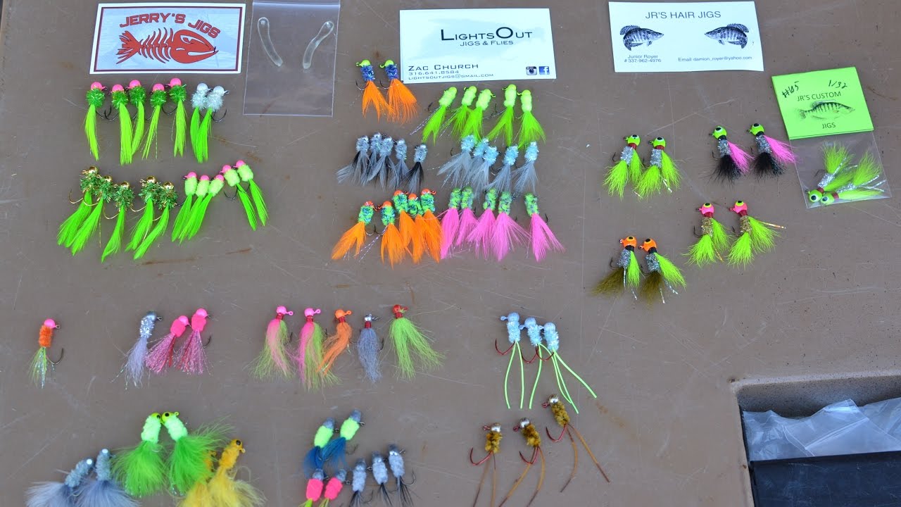 Custom Crappie Hair Jigs 