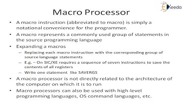 Macro processors