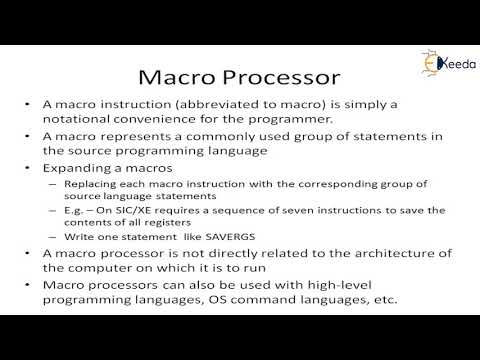 Macro processors
