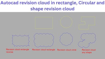how to draw revision cloud in autocad | Autocad revcloud