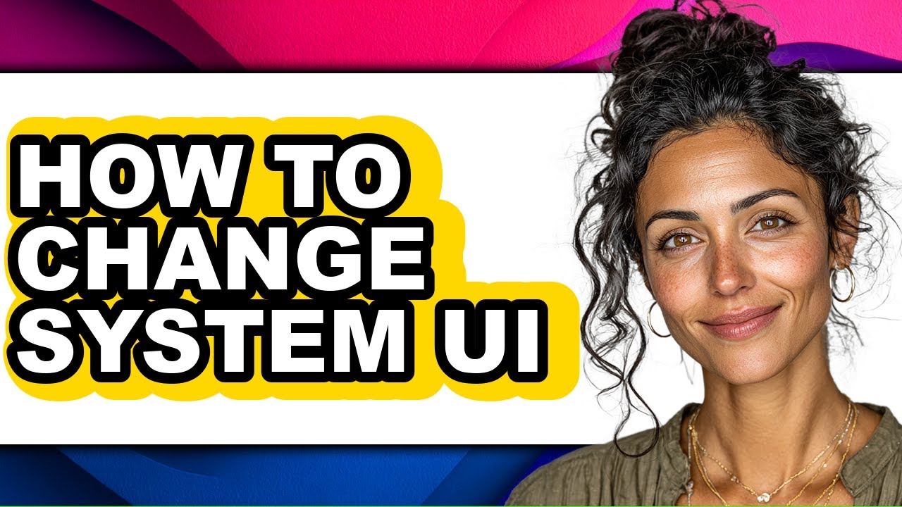 How to Change System Ui (only Way) - YouTube