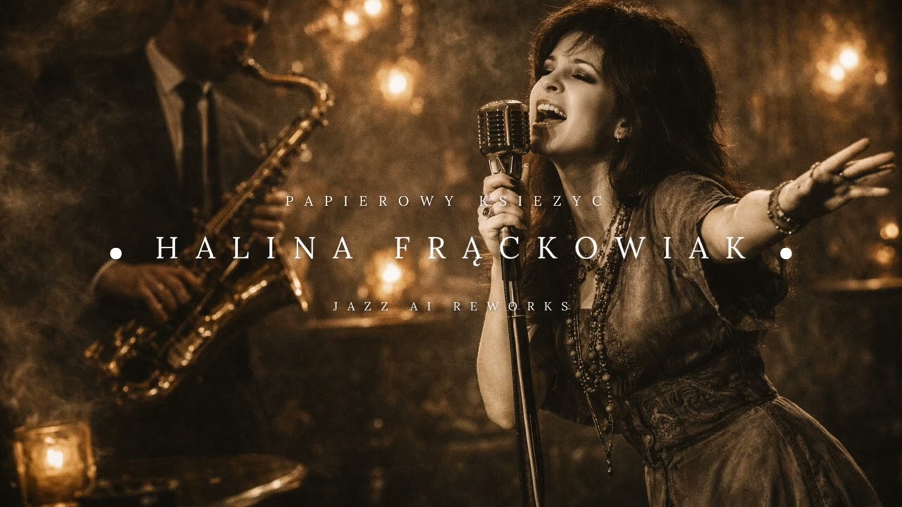Halina Frąckowiak - Papierowy Księżyc | Jazz AI Reworks (Cover)