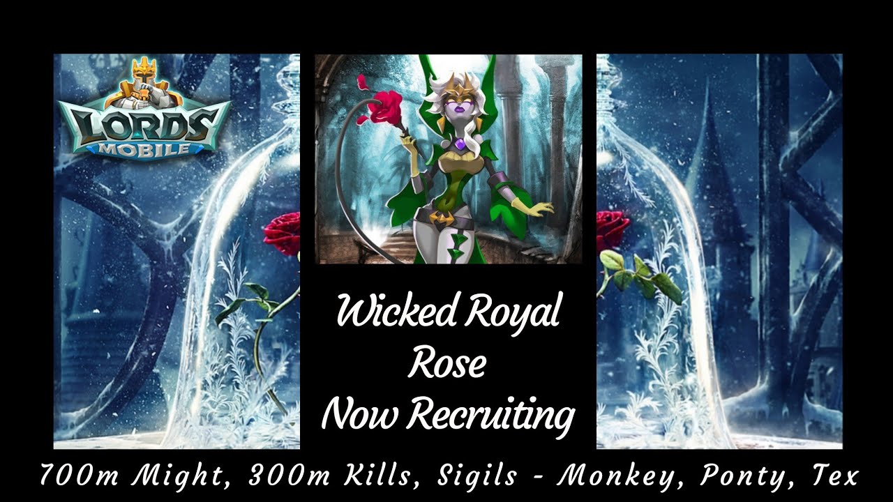 Cru5adr's Lords Mobile: Wicked Royal Rose KVK!