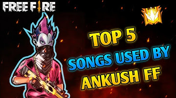 Top 5 Background Music Used By @ANKUSHFF01 | Ankush ff | Free Fire
