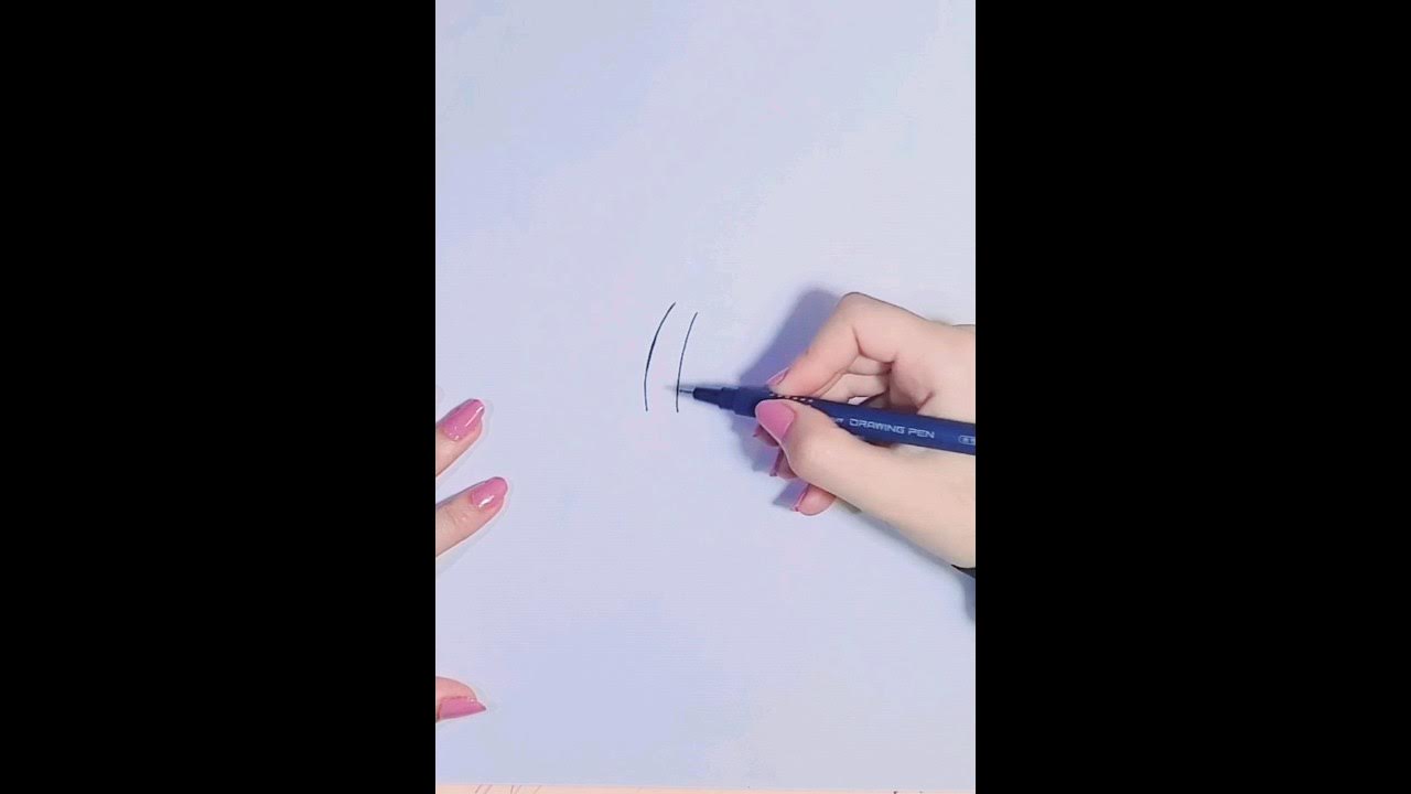How to draw a rolling pin step by step كيفية رسم فرادة عجين خطوة بخطوة