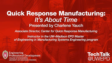Quick Response Manufacturing: It’s About Time