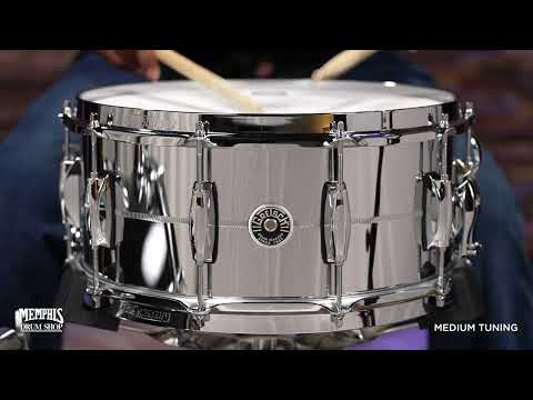 Gretsch 14x6.5 Brooklyn Chrome Over Steel Snare Drum (GB4164S)