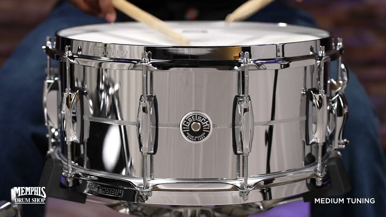 Gretsch 14x6.5 Brooklyn Chrome Over Steel Snare Drum