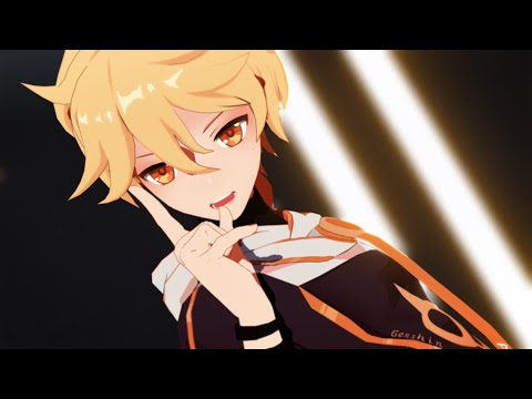 【MMD 原神 / Genshin Impact 】ヒアソビ【Aether / 空】