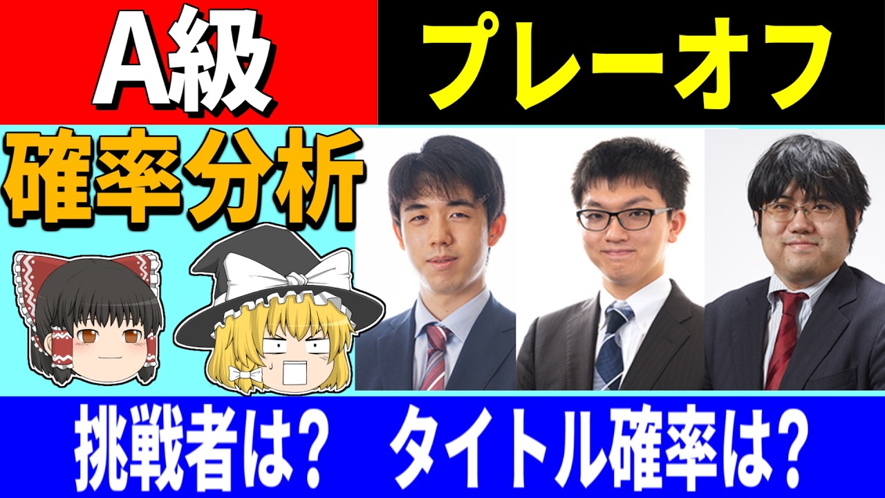 【A級】 プレーオフ 「挑戦者は?　タイトル確率は?」 2026/03/03