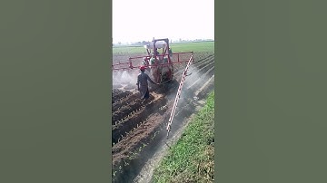 "Tractor Sprayer in Maize Field | Easy Weed & Pest Control Farming"