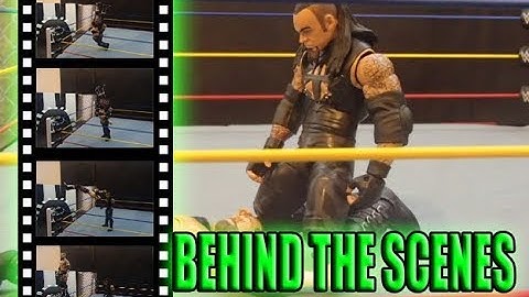 WWE Stop Motion Behind The Scenes: Catching Tombstone!