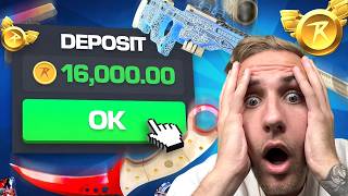 I deposited 16.000 to Csgoroll and this is how much I won