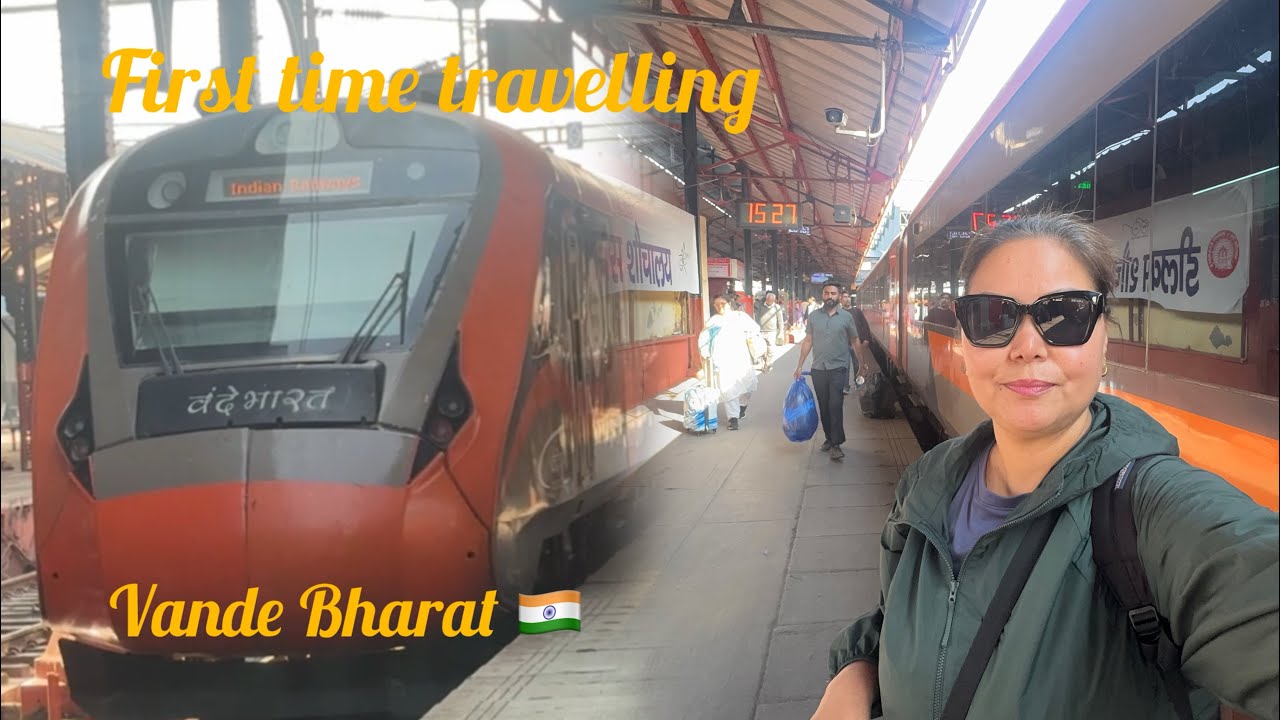 First time travelling Vande Bharat 🇮🇳# Delhi to Patiala 