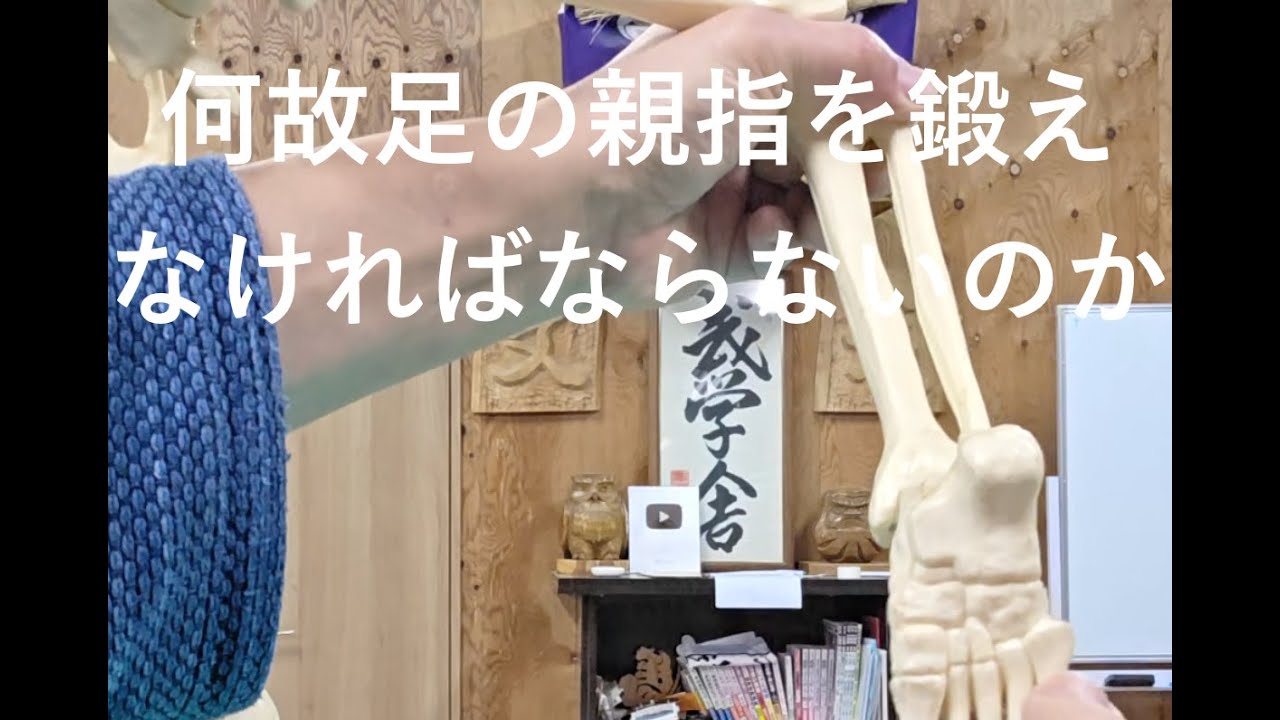 何故足の親指を鍛えなければならないのか