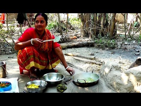Rural Women Cooking ll Delicious Spinach With Mixed Vegetable dry Sabzi ll Indian Village Food