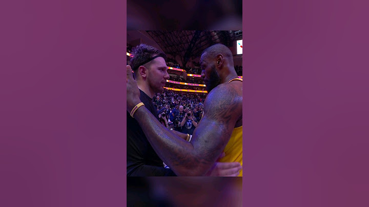 LeBron & Luka SHARE A MOMENT!🙌