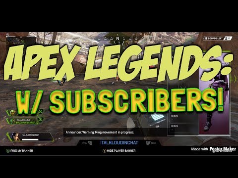APEX LEGENDS LIVE WITH SUBSCRIBERS! ADD ME ON XBOX AND JOIN! - APEX LEGENDS LIVE XBOX - 동영상
