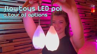 flowtoys LED poi :: a tour of options