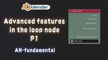 [Tut] Fractal in the loop node P1; reassignment - blender animation nodes; AN-fundamental