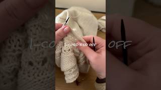 I -cord bind off #knitting #knittingaddict #icord #handmade #knittingtutorials #knittingtechniques