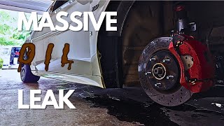 MASSIVE oil leak fixed!!! Replacing Oil Pressure Switch! P0521