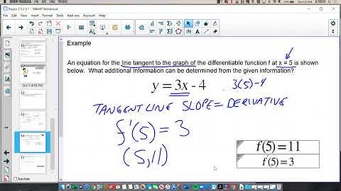 Topic 2 2 - Defining the Derivative of a Function and Using Derivative Notation (Examples)