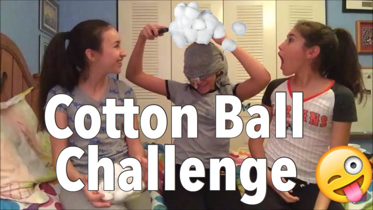Cotton Ball Challenge Triple SJ YouTube