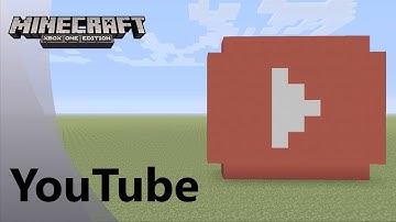 Minecraft: Pixel Art Tutorial and Showcase: YouTube Logo