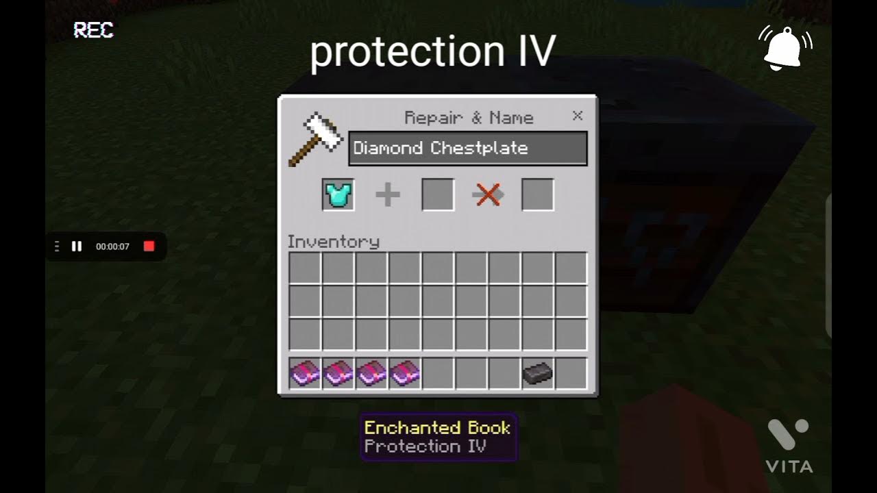 how to make op chestplate in minecraft Darshangamer_69 YouTube