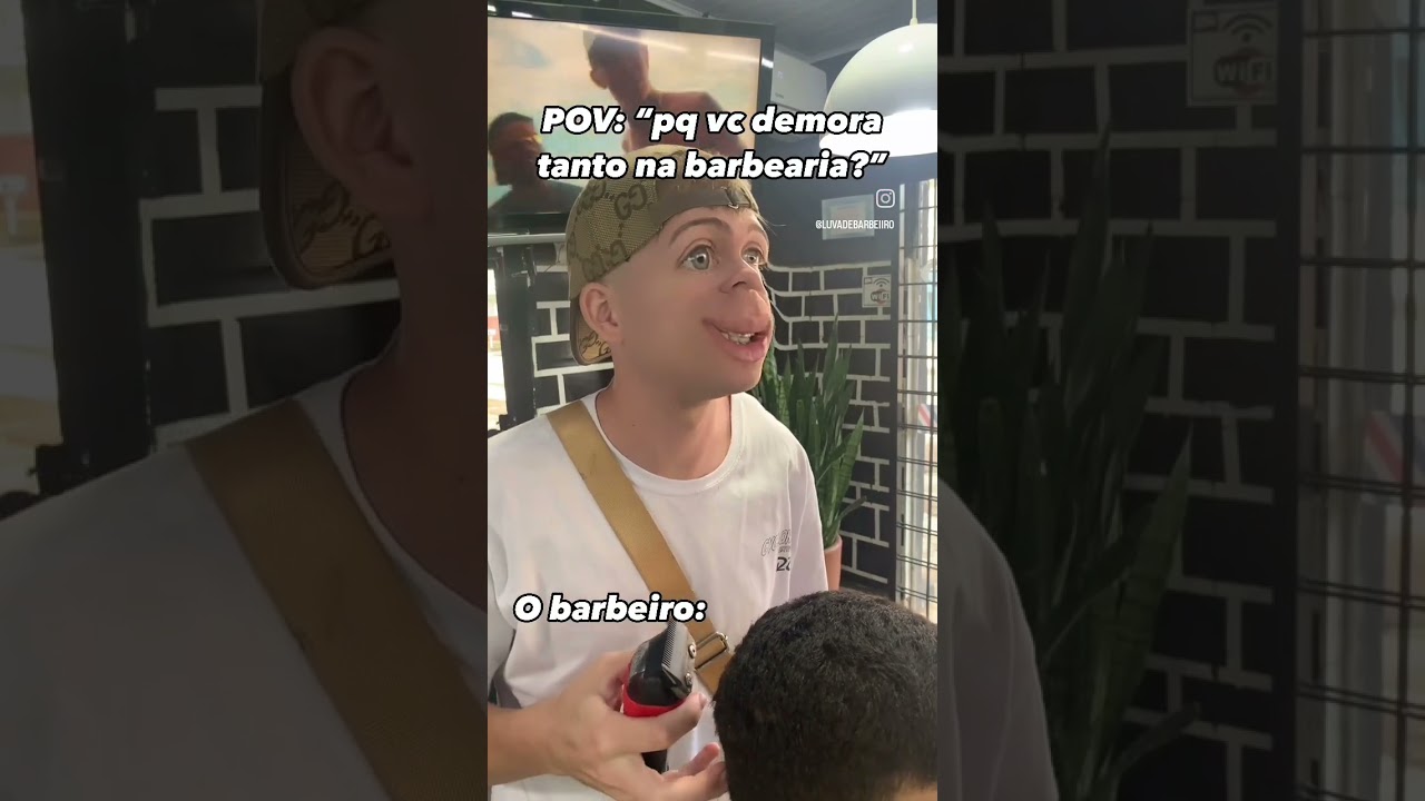 Por que vc demora tanto de corta o cabelo?