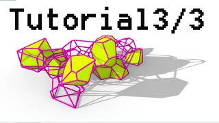 Celebrity Grasshopper Tutorial (Grasshopper Voronoi Tutorial) (Easy for beginners) Part 3 Profile
