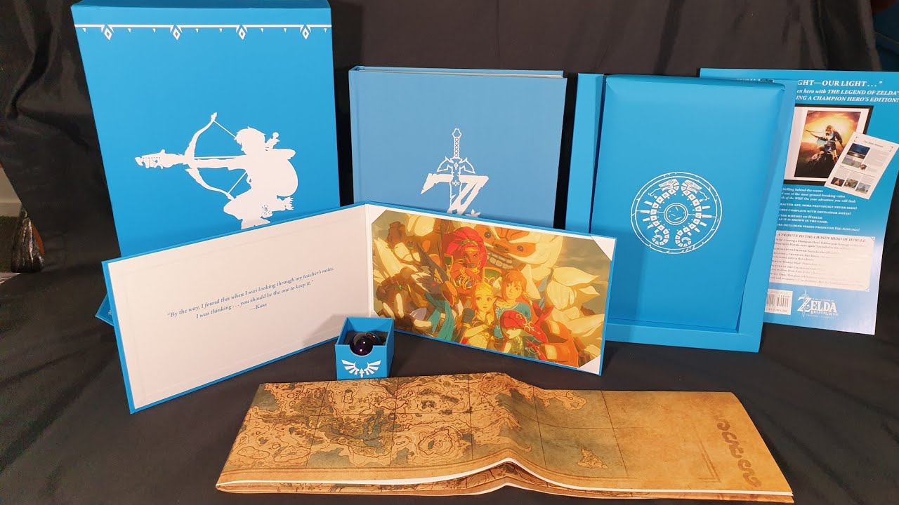 Unboxing the legend of zelda breath of the wild creating a champion