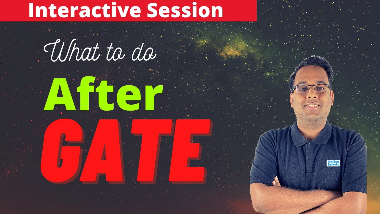 What to do after GATE ?? Guidance & Interaction Session