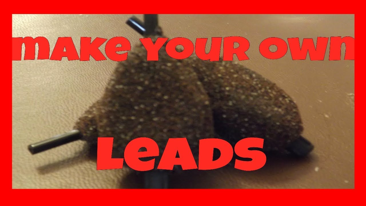 How to make lead fishing weights YouTube