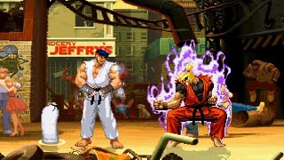 ICE POWER RYU vs DRAGON KEN - High Level Awesome Fight!