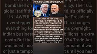 US Court Strikes Down 10% Tariffs! Major Update for India