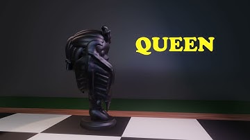 blender animation - dota 2 chess for 3d printing