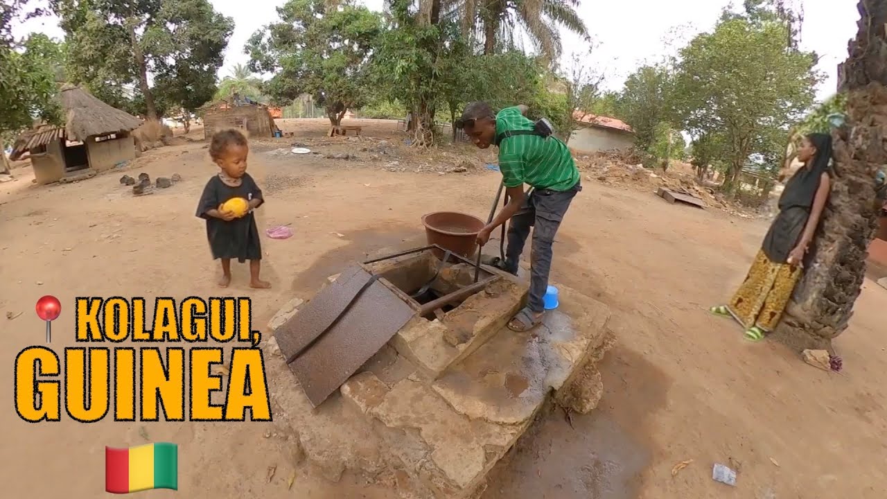 Типичное утро в гвинейской деревне 🇬🇳 | Бедные африканцы | Повседневная жизнь в африканской деревне