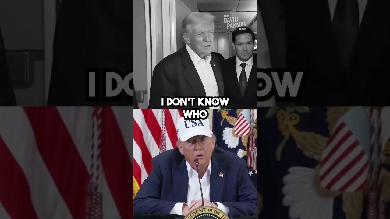 Trump claims reporters can ask him anything they want #shorts