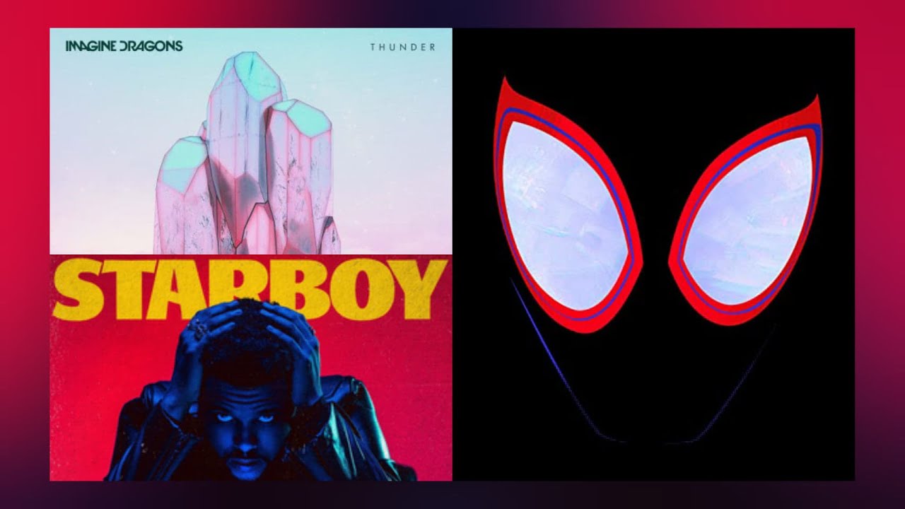 The Weeknd x Imagine Dragons x Post Malone - Starboy/Thunder/Sunflower/I Feel It Coming (MASHUP)