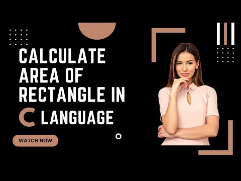 Program to calculate area of rectangle in C language