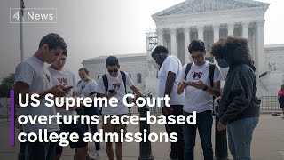 US Supreme court overturns race-based college admissions