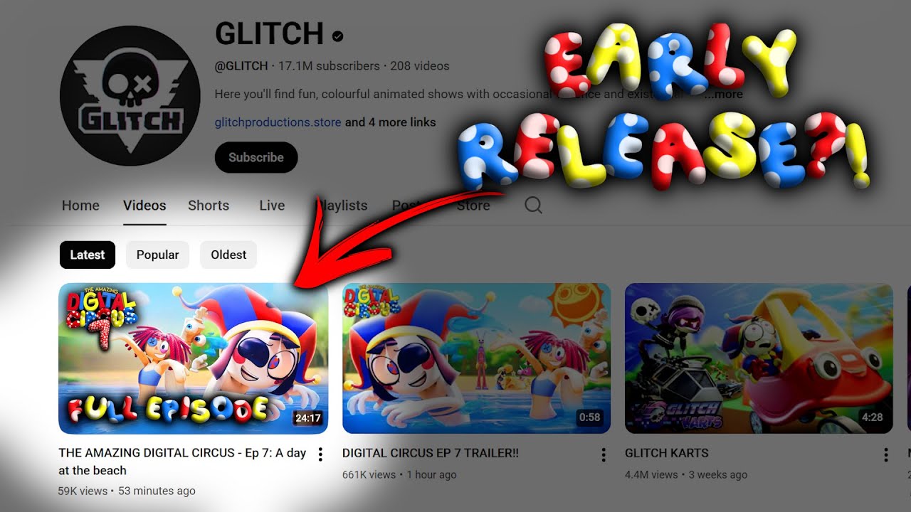 Digital Circus Ep. 7 DROPPED Early on GLITCH? – WATCH Before It’s Gone!