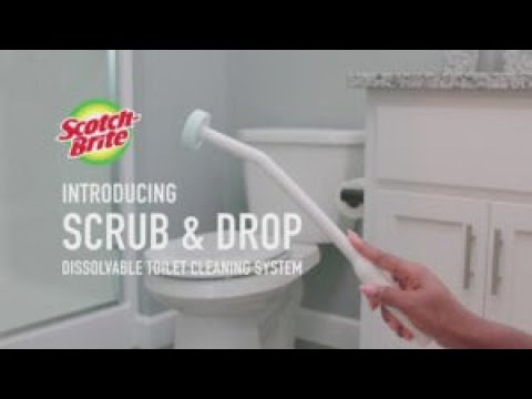 Scotch-Brite Disposable Toilet Scrubber Cleaning System, 1 Wand/ 5