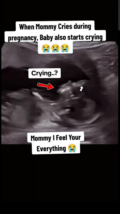 Mommy don't cry please baby feels everything in pregnancy 😥|#viralvideo #trending #baby