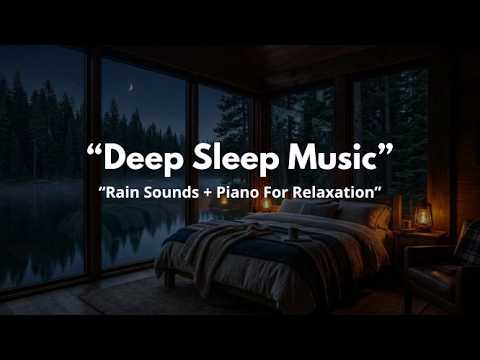 Deep Sleep with Warm Bedroom Ambience on a Rainy Day | Stress Relief, Anxiety Reduction, Meditation