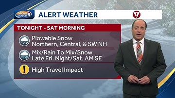 Video: Heavy snow, downpours expected as storm moves in